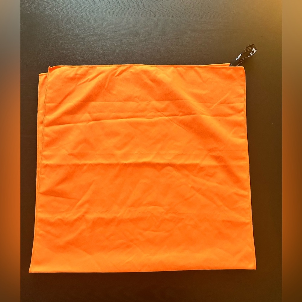 Bright Orange Microfiber Travel Towel - Size listed below